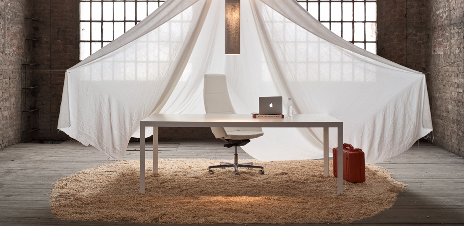 desk Frame Sinetica 近代的なオフィスデスク