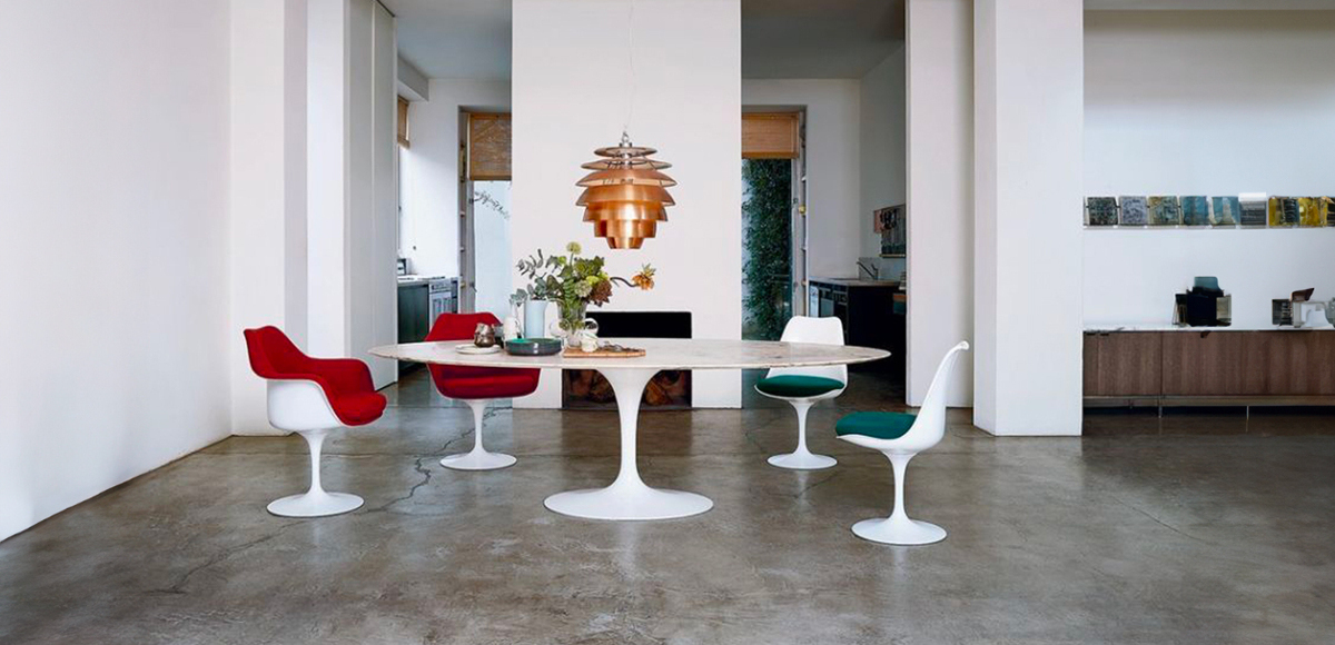サーリネン・チューリップのオリジナルテーブルコレクション by Knoll 