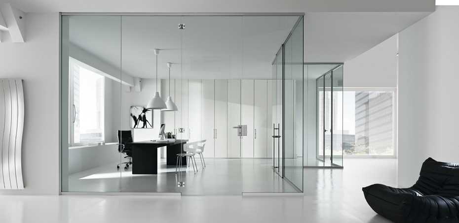 glass partition wall オフィス パーティション