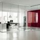 glass partition wall