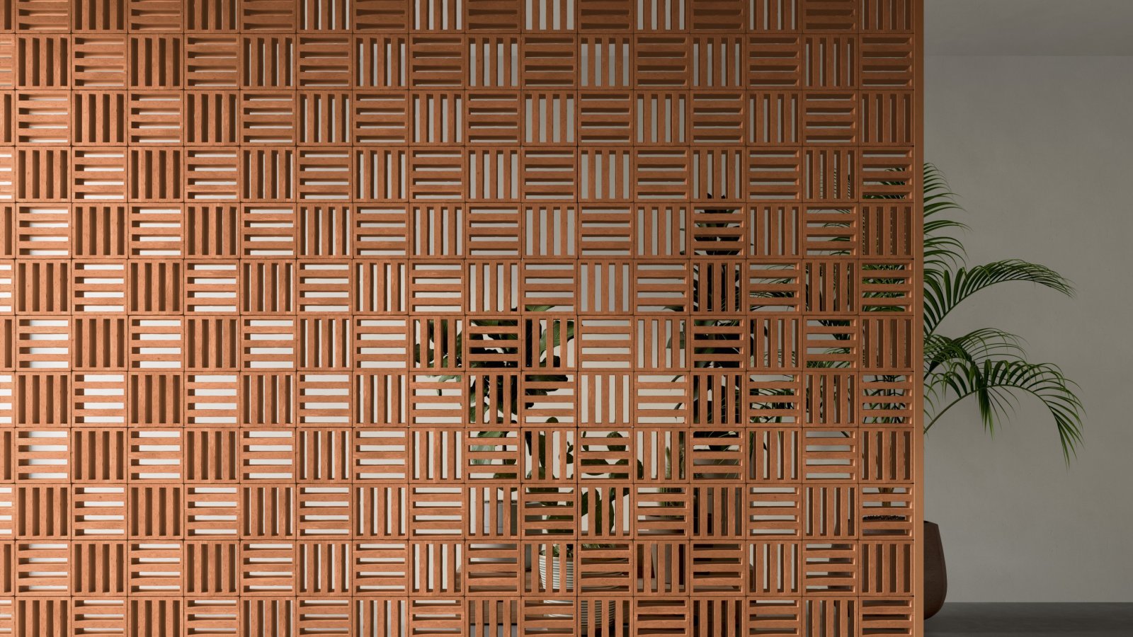 押出成形テラコッタの Tally Wide ブロック