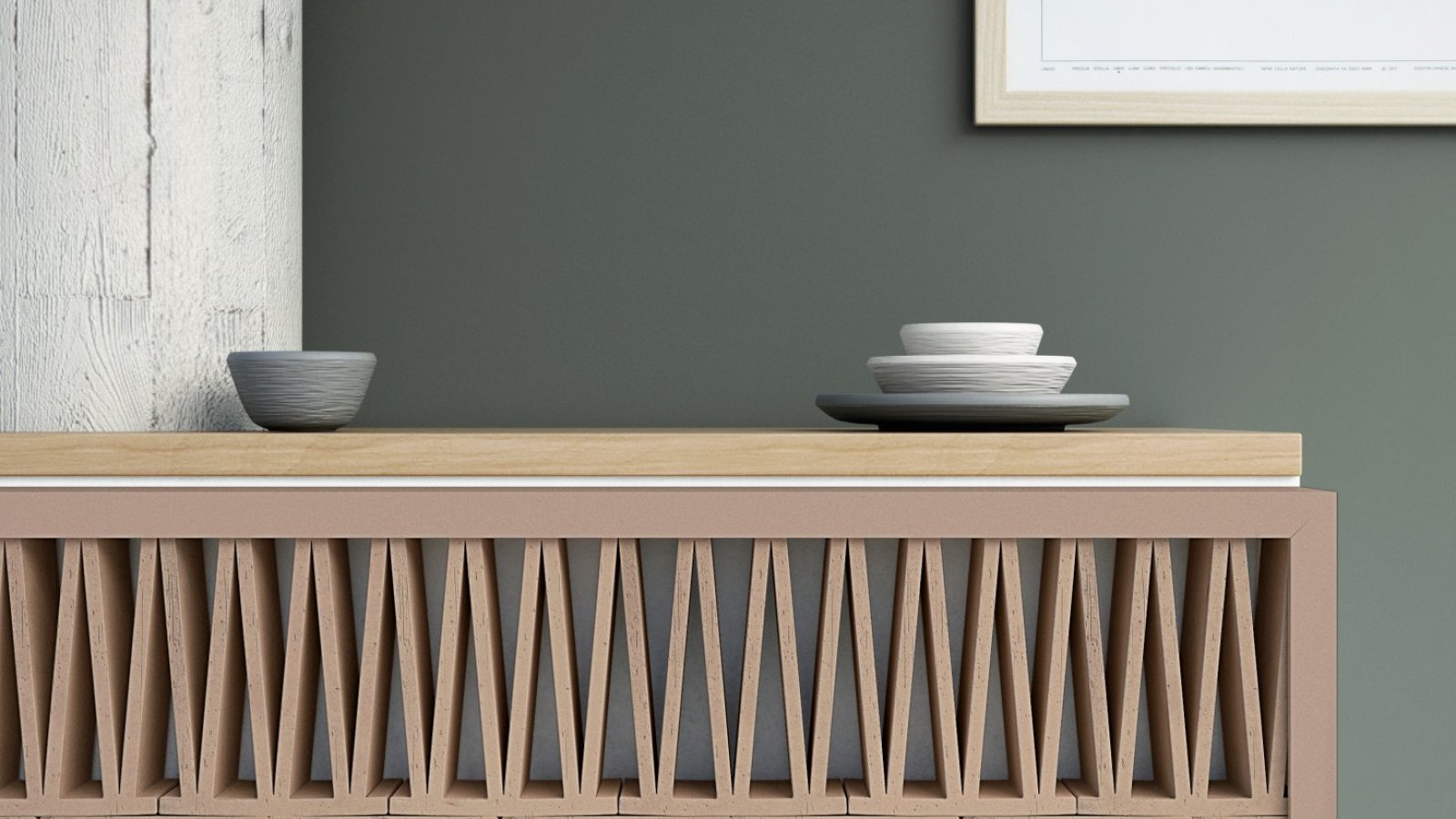 Mutina の透かしテラコッタ壁 Celosia