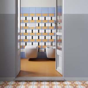 Mutina Margherita 手描き柄タイル Scheme