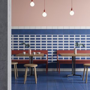 Du Pasquier がデザインした Double Blue 柄