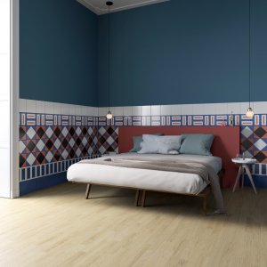 Margherita コレクションの Square Terracotta 磁器タイル
