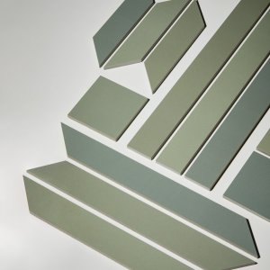 Pigeon色Mewsタイルの15色調のディテール