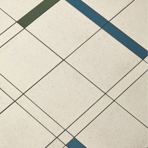 Time 20,5×20,5センチの正方形タイル、BarberとOsgerbyデザイン