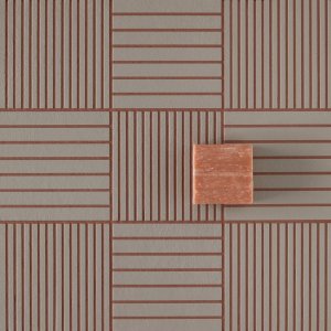 Fringe 12x12磁器質タイルの床