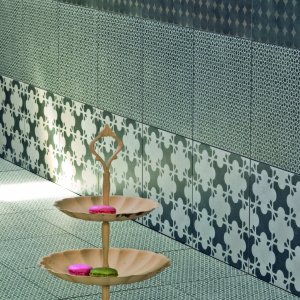 Mutina の Azulej Estrela 柄のディテール