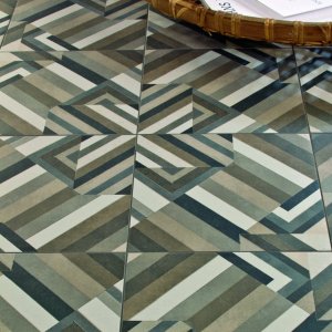 Mutina の Azulej Gira 柄のディテール