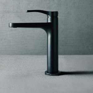 イタリア製デザイン水栓 Fantini AL/23 マットブラックのワンホール