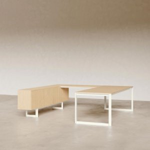 取っ手のないプッシュ扉の Ellan 収納