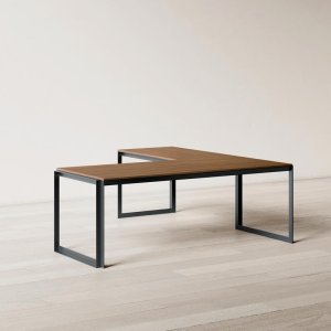 トップアクセス付き Tortona オークの Archiutti 正方形会議テーブル