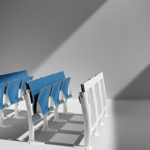 高段差用ヘッドレスト付き Omnia Evolution