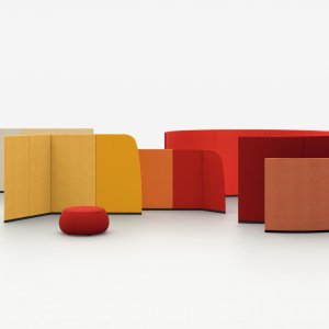 長方形 2 人掛けの Pix Cubo