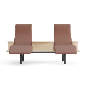 二つのシェーズロング・モジュールを備えた Pausit Lounge