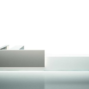 ゾーン別調光ボタンを備えたルクスの操作トレイ