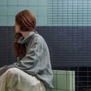 Light Blue 色の Din タイル