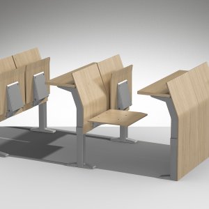 大学の講義室に設置された Lamm E5000