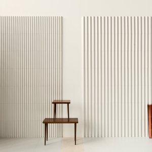 カタログ通りに Mutina の Pico の床と合わせた Rombini の壁