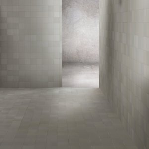 テラスに敷かれた耐凍害仕様のSoot色Mewsタイル