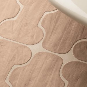 Mutina の Figure Chalk Matt、2 つの有機的な形