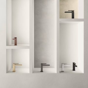Deep Black PVD の仕上げサンプル、Mint の6仕上げの一つ