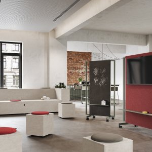 ブレーキ付きキャスターの Be.1 Nomad Table