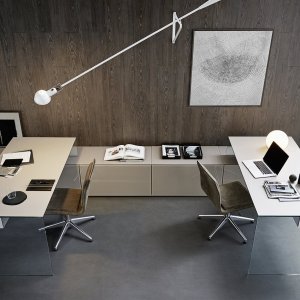 Pinuccio Borgonovo 設計のエグゼクティブデスク Air Desk