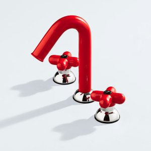 円形のオーバーヘッドシャワーと壁付アーム、I Balocchi
