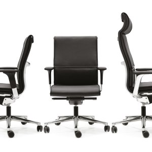 ブロンズ塗装フレームのUna Chair