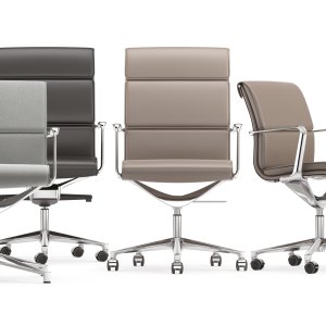 会議テーブルを囲む役員チェアUna Chair