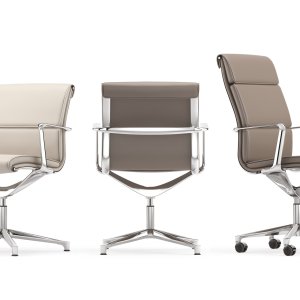 役員室に置かれたレザーのUna Plus Executive