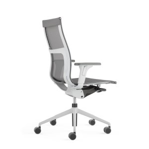 会議テーブルに並ぶUna Chairの列