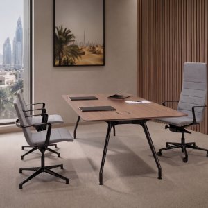 ICF UniTableテーブルの天板下ケーブルトレイ