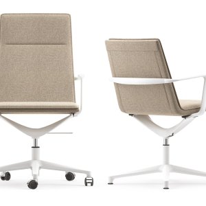 Valea Chairの張地に浮かぶ水平リブ