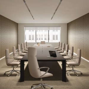 直線ステッチ張りのハイバック、Klivia