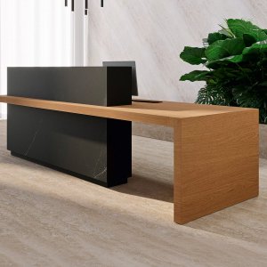Kyo Reception 天板下のマグネット式着脱扉