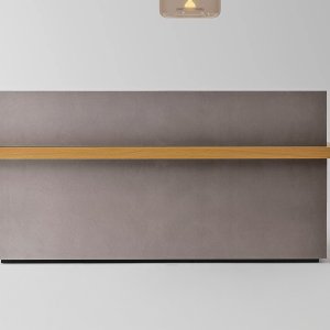 Kyo Reception 内側の Titanio 041 オープン収納