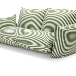 連結して一続きのソファになる Brezza Relax のモジュール