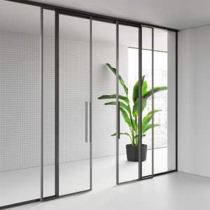 Mood のドア枠脇、スイッチ付きテクニカルモジュール