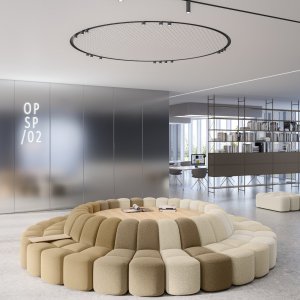 mdf italia の Array を配した企業受付
