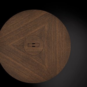 メタール円卓 120cm の談話コーナー