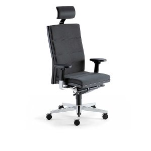 管制室向けタスクチェア：革のコンフォートネックサポート付き Sedus mr.24