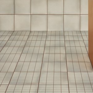 Aurore Light Grey Grid S と Charcoal 無地の組み合わせ