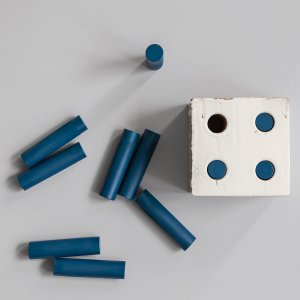 マットな Bloc Pearl ブロック、4つの孔