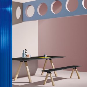 Arki-Table 300×100 の人造大理石天板