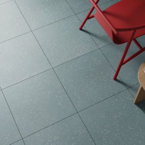 Primavera Blu で全面を仕上げたシャワールーム