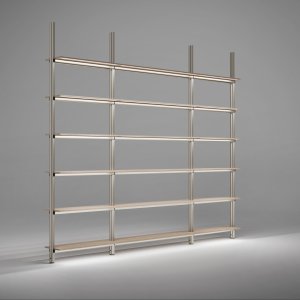 5軸CNCで削り出したアルミ構造材のクローズアップ