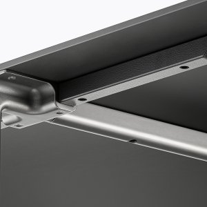 Toa の天板の上で U 字に折った Toa Folding Screen